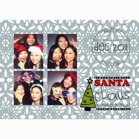 Xmas By Tammy 7 x5  Photo Card - 31