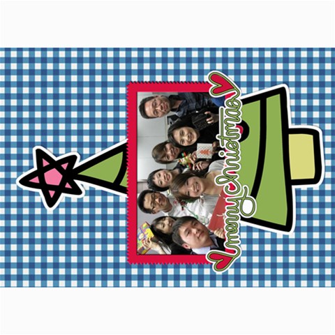 Xmas By Tammy 7 x5  Photo Card - 37