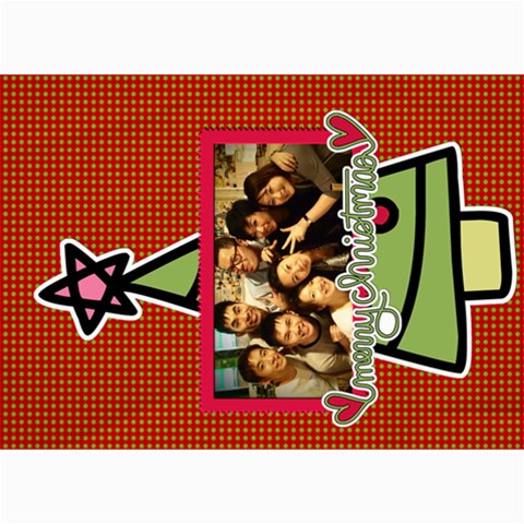 Xmas By Tammy 7 x5  Photo Card - 7