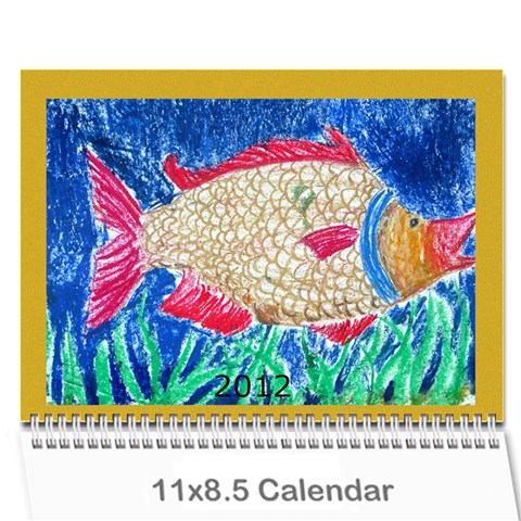 2012 Calendar By Jiji Li Cover