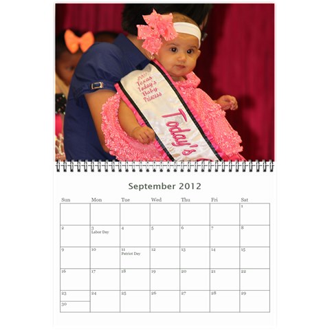 Christmas Calendar By Tina Rosamond Sep 2012