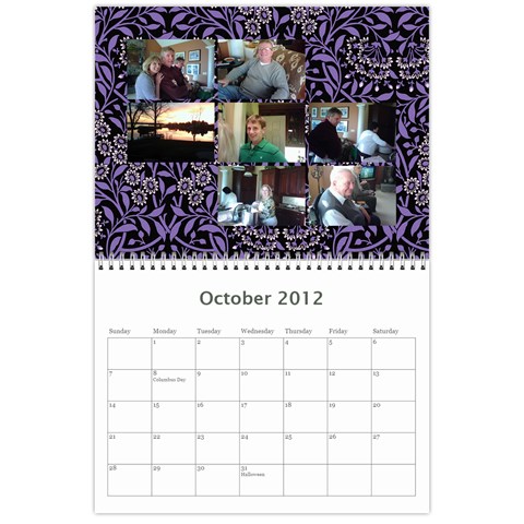 2012 Calendar For Christmas By Bertie Oct 2012