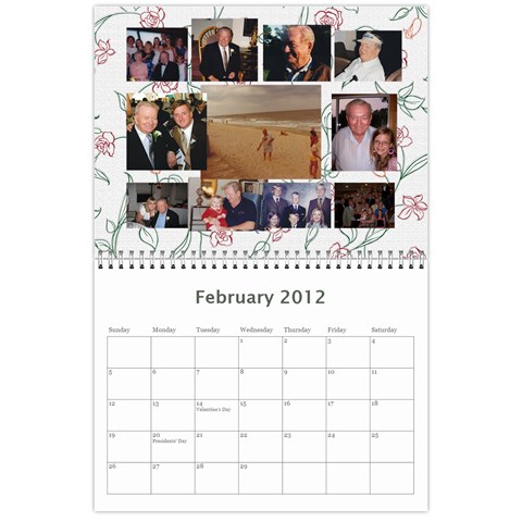 2012 Calendar For Christmas By Bertie Feb 2012