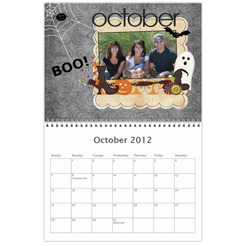 Calendar By Lenette Oct 2012