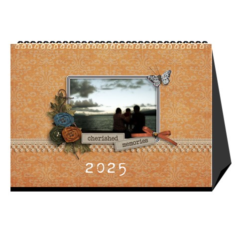 Desktop Calendar 8 5  X 6  Cherished Memories By Jennyl Cover