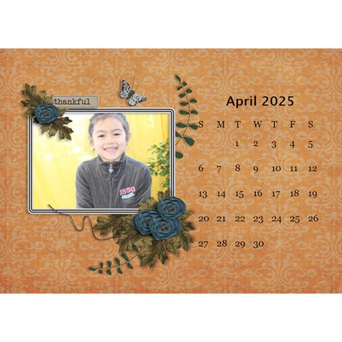 Desktop Calendar 8 5  X 6  Cherished Memories By Jennyl Apr 2025