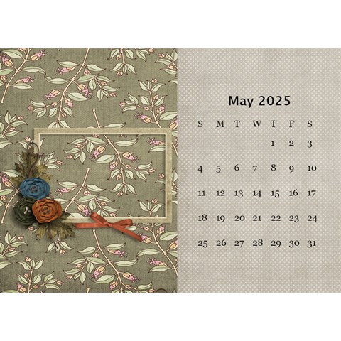 Desktop Calendar 8 5  X 6  Cherished Memories By Jennyl May 2025