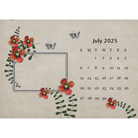 Desktop Calendar 8 5  X 6  Cherished Memories By Jennyl Jul 2025