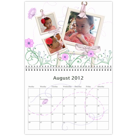 2011 Calendar By Quyen Hue Huynh Aug 2012