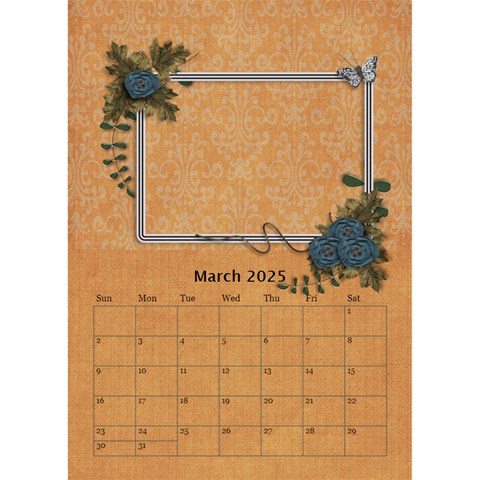 Desktop Calendar 6  X 8 5 : Cherished Memories By Jennyl Mar 2025