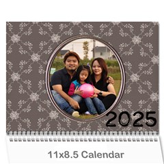 2025 Happy Family 11x8.5 - you - Wall Calendar 11  x 8.5  (12-Months)