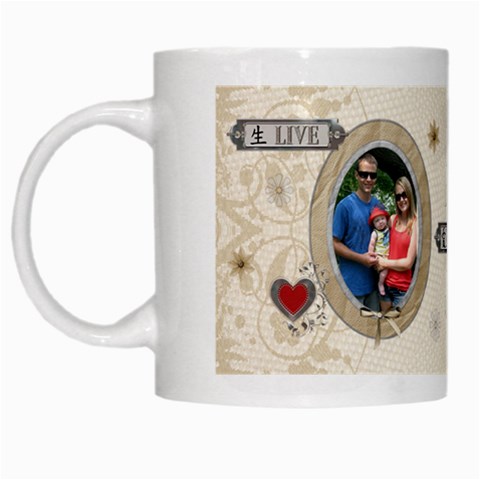 Live Love Laugh Mug By Lil Left