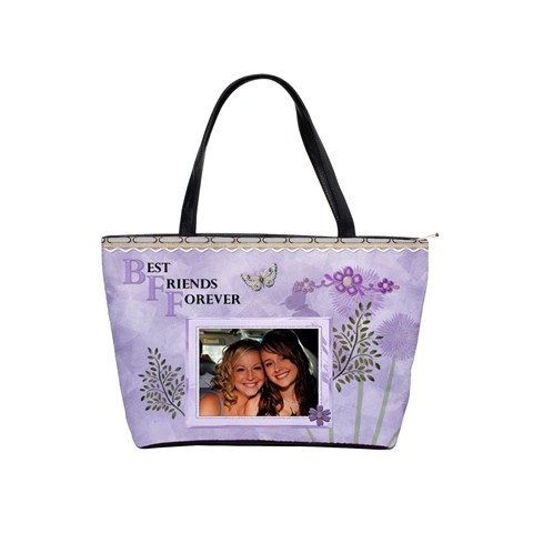 Best Friends Forever Classic Shoulder Handbag By Lil Front