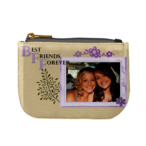 Best Friends Forever Mini Coin Purse By Lil Front