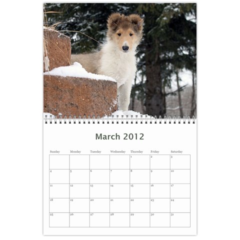 Puppy Calendar By Dschroeder Arvig Net Mar 2012