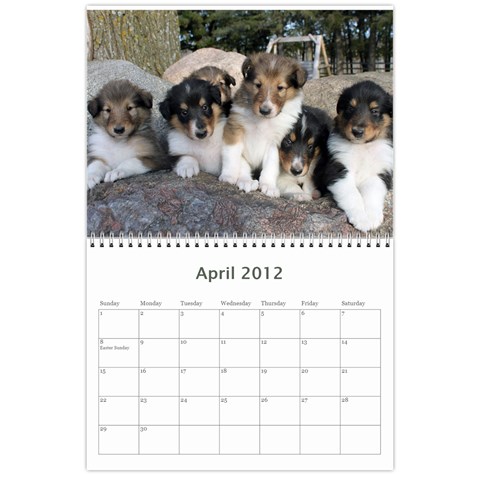 Puppy Calendar By Dschroeder Arvig Net Apr 2012