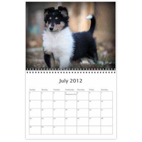 Puppy Calendar By Dschroeder Arvig Net Jul 2012