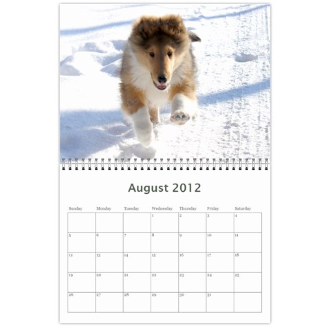 Puppy Calendar By Dschroeder Arvig Net Aug 2012