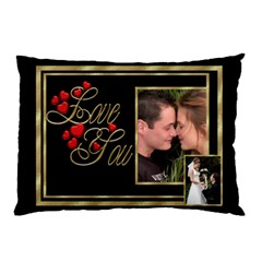 Love you (2 sided) Pillow Case - Pillow Case (Two Sides)
