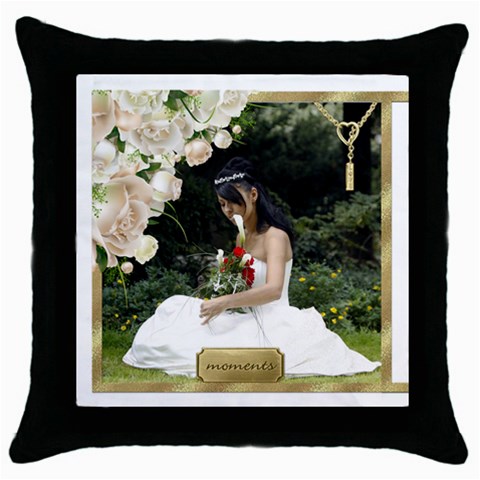 Moments Throw Pillow Case By Deborah Front