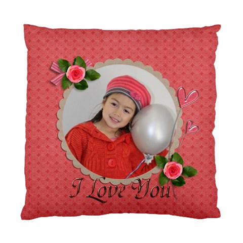 Cushion Case (two Sides): I Love You By Jennyl Back