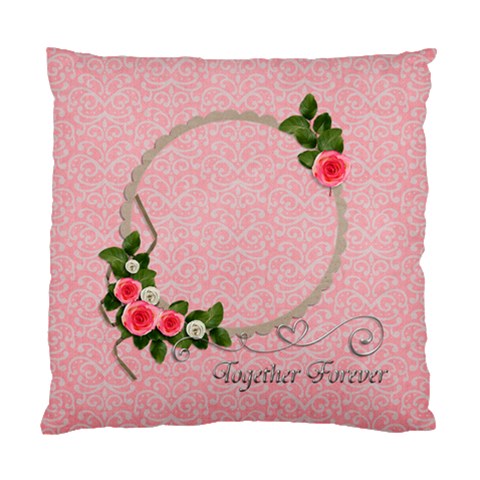 Cushion Case (two Sides): Together Forever By Jennyl Back