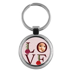 love - Key Chain (Round)