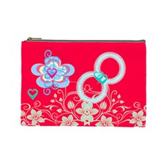 Flower Cosmetic Bag 2 (7 styles) - Cosmetic Bag (Large)