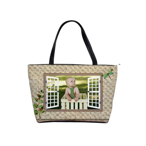 Window Frame Classic Shoulder Handbag By Lil Front