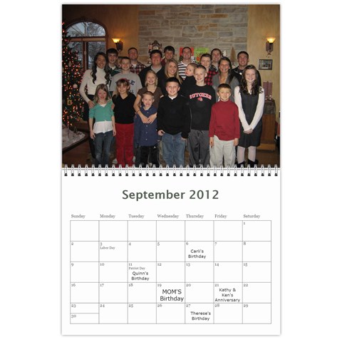 12calendar By Therese Sep 2012