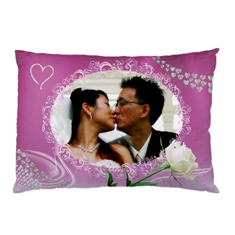 Loving Pink Pillow Case (2 Sided) By Deborah Back