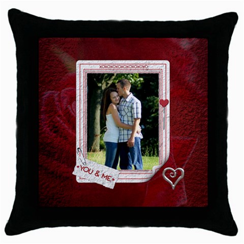 You And Me Throw Pillow Case By Lil Front