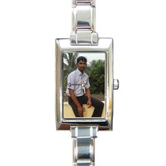 watch - Rectangle Italian Charm Watch
