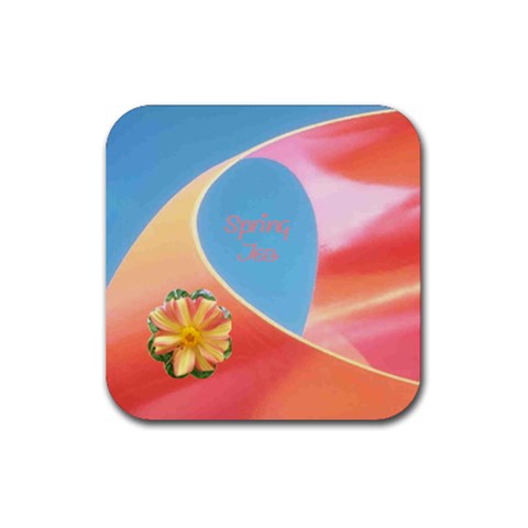 Spring Tea Coaster By Birkie Front