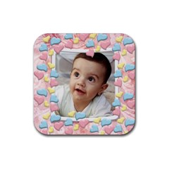 Love You - Rubber Coaster (square)1