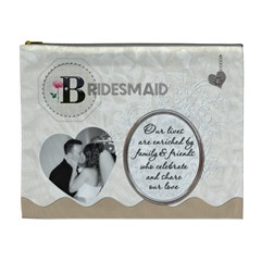 Bridesmaid XL Costmetic Bag (7 styles) - Cosmetic Bag (XL)