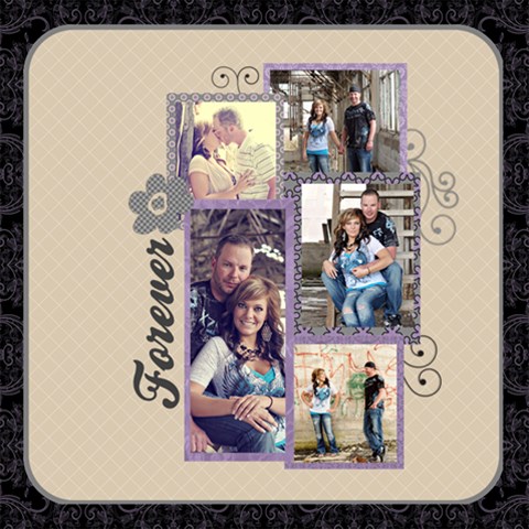 Wedding Scrapbook By Karalee 12 x12  Scrapbook Page - 7