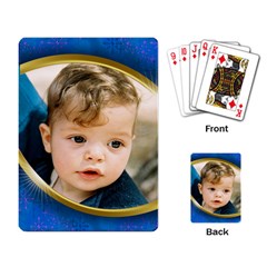 Pretty boy Blue Playing cards - Playing Cards Single Design (Rectangle)