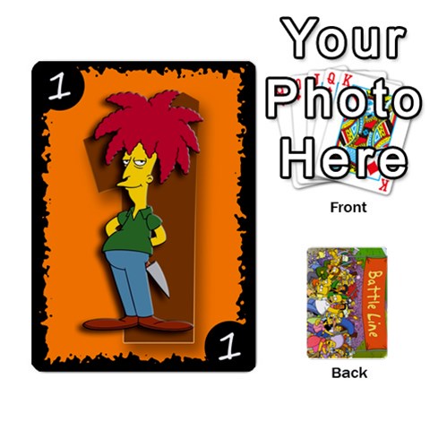 Queen Simpsons Battle Line (deck 1) By Heath Doerr Front - ClubQ