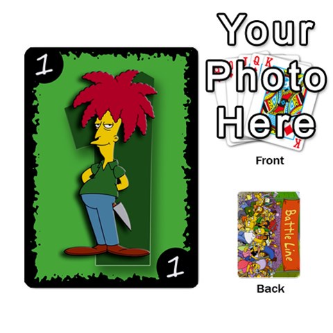 Ace Simpsons Battle Line (deck 1) By Heath Doerr Front - ClubA