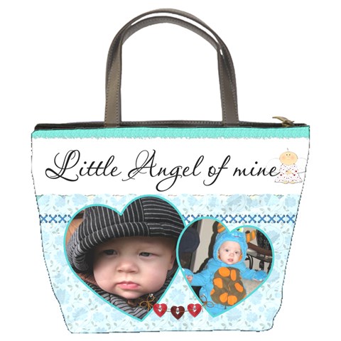 Little Angel Of Mine Bucket Bag By Lil Back