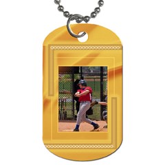 Mustard Dog Tag (2 sided) - Dog Tag (Two Sides)