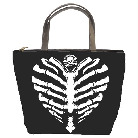 Boney Heart Dl : Bucket Purse By Von Zombie ™©® Front