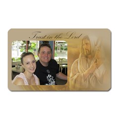 Trust in the lord magnet - Magnet (Rectangular)