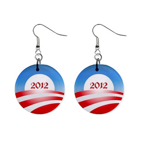 Obama 2012 Earrings By Jodi Front