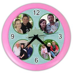 Our Family Clock - Color Wall Clock