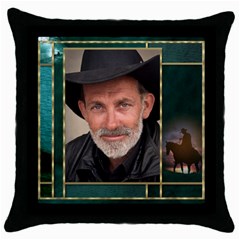 Country Dreaming - Throw Pillow Case (Black)