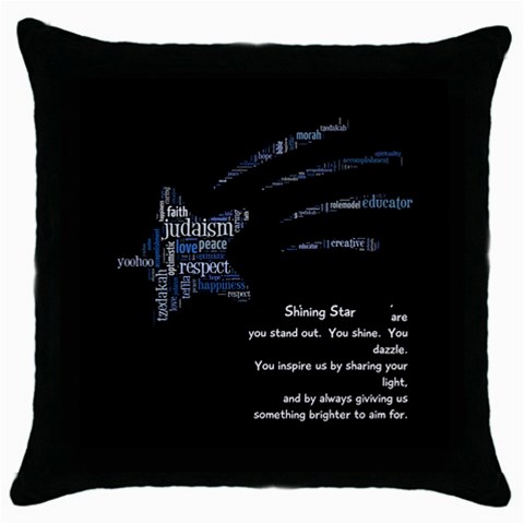 Pillow With Poem By Rokki Parrinello Front