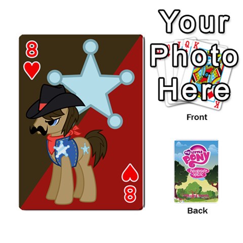 Mlp Playing Cards By Raymond Zhuang Front - Heart8