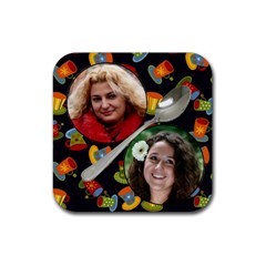 Coffee Friends Coaster - Rubber Coaster (Square)